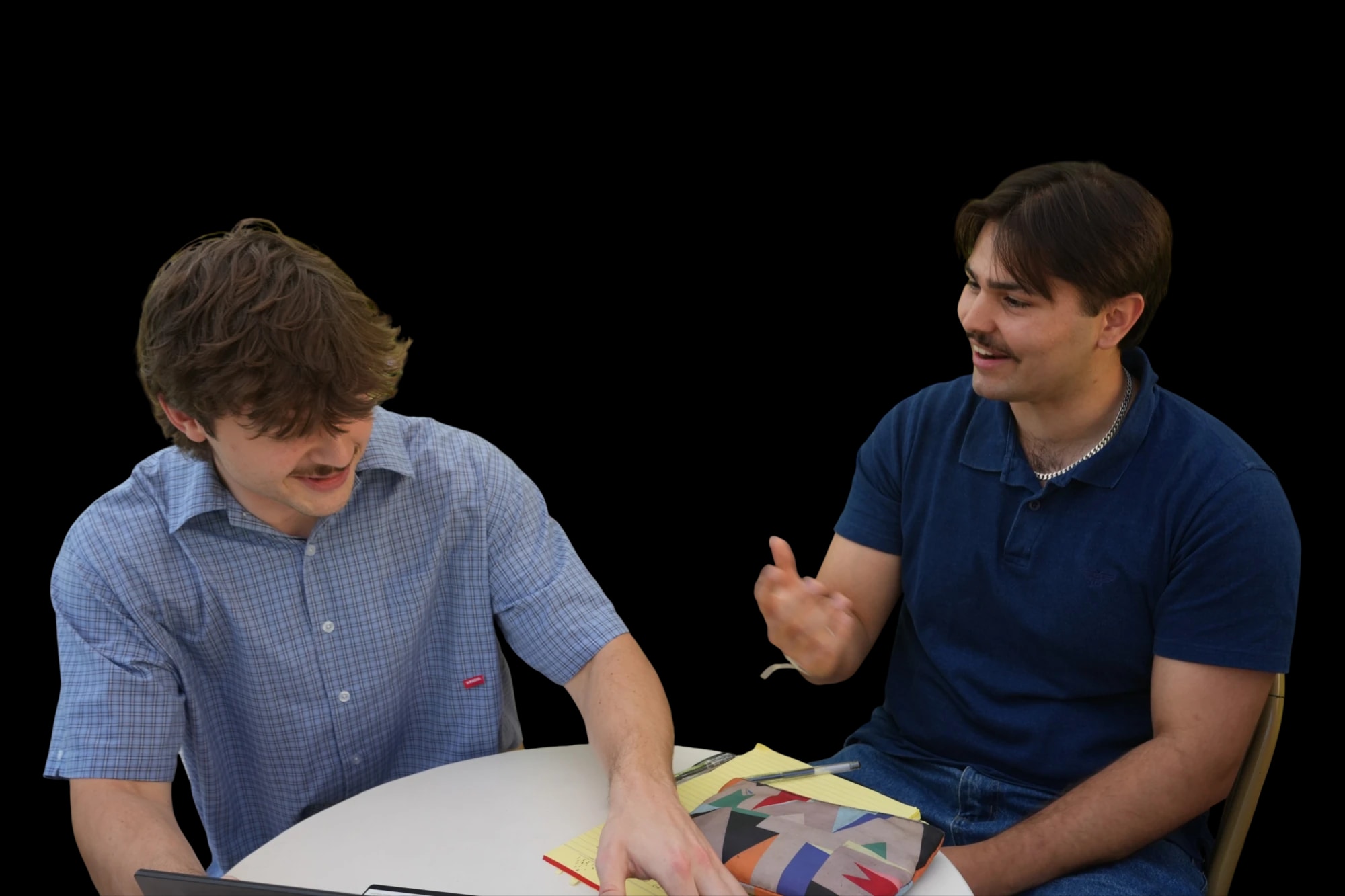 A consultation in progress