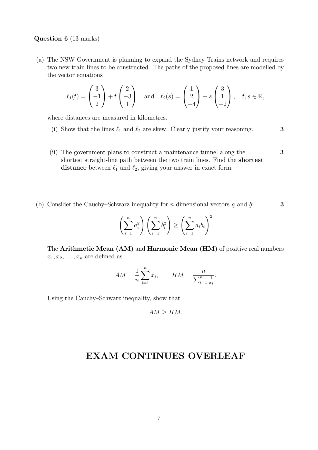 Year 12 Extension 2 Task 2 Crash Course